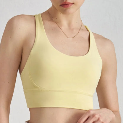 Cross Back Yoga & Pilates Sports Bra
