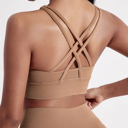 Cross Back Yoga & Pilates Sports Bra