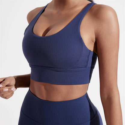 Cross Back Yoga & Pilates Sports Bra
